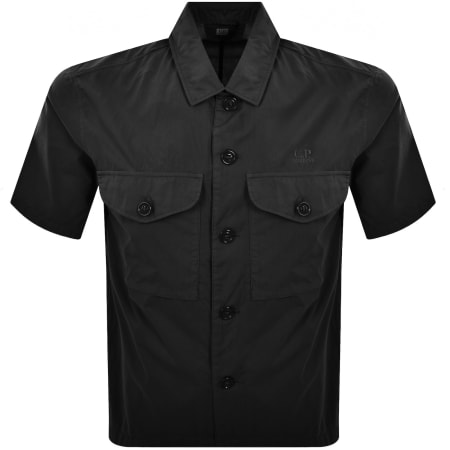 CP Company Short Sleeve Shirt Black | Mainline Menswear